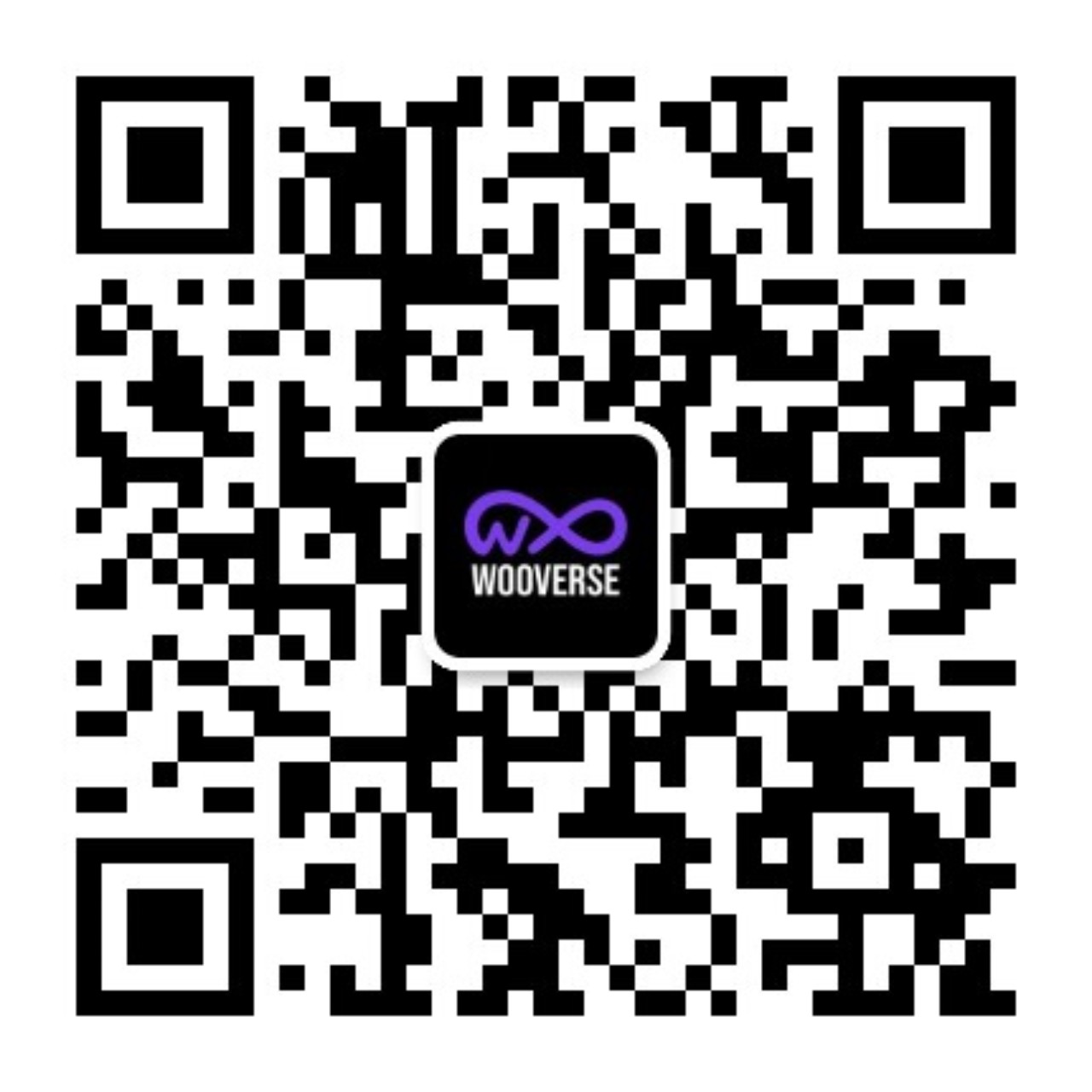 WOOVERSE WeChat Official Account QR code